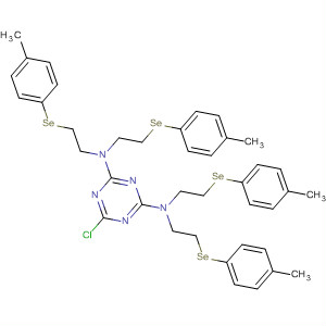 1,3,5-Triazine-2,4-diamine,6-chloro-N,N,N',N'-tetrakis[2-[(4-methylphenyl)seleno]ethyl]-