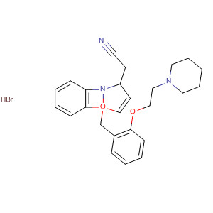 1,2-Benzisoxazole-3-acetonitrile,a-[[2-[2-(1-piperidinyl)ethoxy]phenyl]methyl]-, monohydrobromide