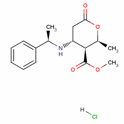 methyl [2S-[2alpha,3alpha,4beta(S*)]]-tetrahydro-2-methyl-6-oxo-4-[(1-phenylethyl)amino]-2H-pyran-3-carboxylate hydrochloride