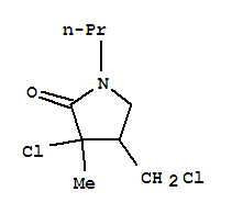 2-Pyrrolidinone,3-chloro-4-(chloromethyl)-3-methyl-1-propyl-