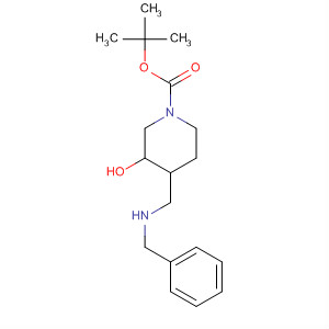 1-Piperidinecarboxylic acid,3-hydroxy-4-[[(phenylmethyl)amino]methyl]-, 1,1-dimethylethyl ester,(3S,4S)-