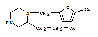 2-Piperazineethanol,1-[(5-methyl-2-furanyl)methyl]-