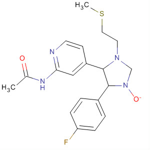 Acetamide,N-[4-[4-(4-fluorophenyl)-1-[2-(methylthio)ethyl]-3-oxido-1H-imidazol-5-yl]-2-pyridinyl]-