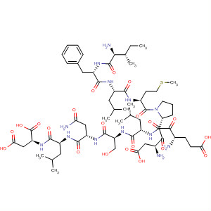 L-Aspartic acid,L-isoleucyl-L-phenylalanyl-L-leucyl-L-methionyl-L-a-aspartyl-L-a-glutamyl-L-prolyl-L-leucyl-L-seryl-L-asparaginyl-L-leucyl-