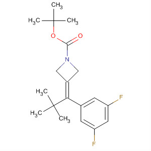 1-Azetidinecarboxylic acid,3-[1-(3,5-difluorophenyl)-2,2-dimethylpropylidene]-, 1,1-dimethylethylester
