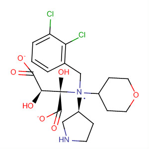 3-Pyrrolidinamine,N-[(2,3-dichlorophenyl)methyl]-N-(tetrahydro-2H-pyran-4-yl)-, (3S)-,(2R,3R)-2,3-dihydroxybutanedioate