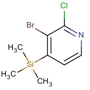 Pyridine, 3-bromo-2-chloro-4-(trimethylsilyl)-