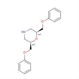 Morpholine, 2,6-bis(phenoxymethyl)-, (2R,6S)-rel-