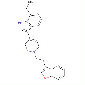 1H-Indole,3-[1-[2-(3-benzofuranyl)ethyl]-1,2,3,6-tetrahydro-4-pyridinyl]-7-ethyl-
