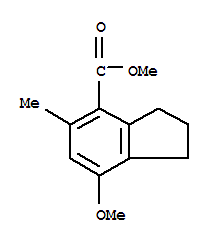 1H-Indene-4-carboxylicacid, 2,3-dihydro-7-methoxy-5-methyl-, methyl ester