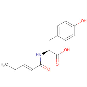 L-Tyrosine, N-[(2E)-1-oxo-2-pentenyl]-
