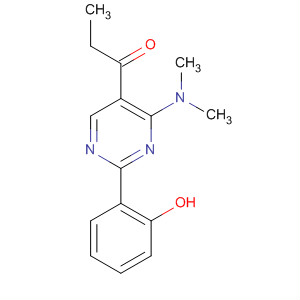 1-Propanone, 1-[4-(dimethylamino)-2-(2-hydroxyphenyl)-5-pyrimidinyl]-
