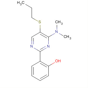 Phenol, 2-[4-(dimethylamino)-5-(propylthio)-2-pyrimidinyl]-