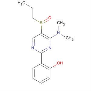 Phenol, 2-[4-(dimethylamino)-5-(propylsulfinyl)-2-pyrimidinyl]-