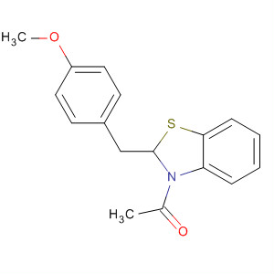 Benzothiazole, 3-acetyl-2,3-dihydro-2-[(4-methoxyphenyl)methyl]-