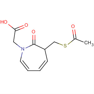 1H-Azepine-1-acetic acid, 3-[(acetylthio)methyl]hexahydro-2-oxo-