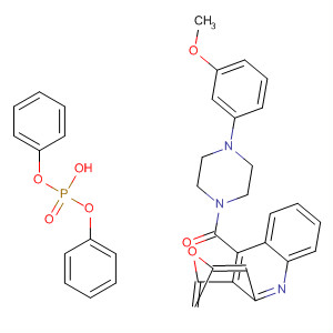 Phosphoric acid,3-hydroxy-9-[[4-(3-methoxyphenyl)-1-piperazinyl]carbonyl]-1-acridinyldiphenyl ester