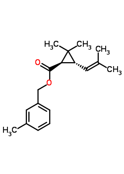 3-methylbenzyl (1R,3R)-2,2-dimethyl-3-(2-methylprop-1-en-1-yl)cyclopropanecarboxylate