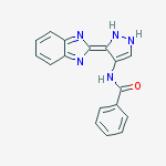 Benzamide, N-[3-(1H-benzimidazol-2-yl)-1H-pyrazol-4-yl]-