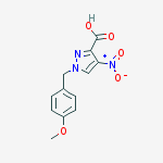1H-Pyrazole-3-carboxylic acid, 1-[(4-methoxyphenyl)methyl]-4-nitro-