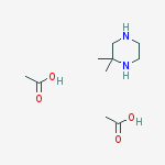 Piperazine, 2,2-dimethyl-, diacetate