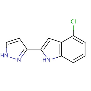 1H-Indole, 4-chloro-2-(1H-pyrazol-3-yl)-