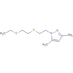 1H-Pyrazole, 1-[2-[[2-(ethylthio)ethyl]thio]ethyl]-3,5-dimethyl-