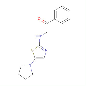 Ethanone, 1-phenyl-2-[[5-(1-pyrrolidinyl)-2-thiazolyl]amino]-