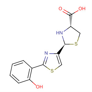 4-Thiazolidinecarboxylic acid, 2-[2-(2-hydroxyphenyl)-4-thiazolyl]-,(2S,4R)-