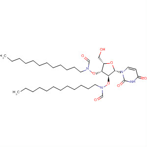 Uridine, 2',3'-bis(dodecylcarbamate)