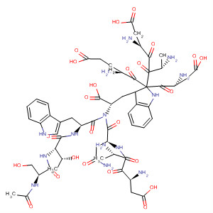 L-Tryptophan,N-acetyl-L-seryl-L-threonyl-D-tryptophyl-L-a-aspartyl-L-a-aspartyl-D-alanyl-L-a-aspartyl-L-alanyl-D-asparaginyl-L-a-glutamyl-