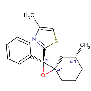 Thiazole,4-methyl-2-[(2R,3S,5R)-5-methyl-2-phenyl-1-oxaspiro[2.5]oct-2-yl]-, rel-
