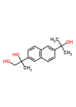 2-[6-(2-hydroxypropan-2-yl)naphthalen-2-yl]propane-1,2-diol