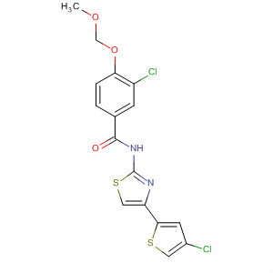 Benzamide,3-chloro-N-[4-(4-chloro-2-thienyl)-2-thiazolyl]-4-(methoxymethoxy)-