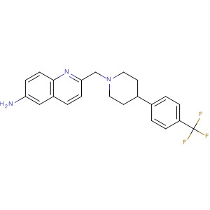 6-Quinolinamine, 2-[[4-[4-(trifluoromethyl)phenyl]-1-piperidinyl]methyl]-