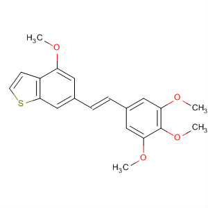Benzo[b]thiophene,4-methoxy-6-[(1E)-2-(3,4,5-trimethoxyphenyl)ethenyl]-