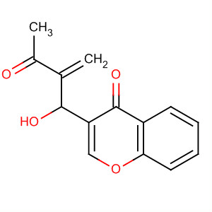 4H-1-Benzopyran-4-one, 3-(1-hydroxy-2-methylene-3-oxobutyl)-