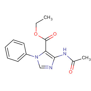 1H-Imidazole-5-carboxylic acid, 4-(acetylamino)-1-phenyl-, ethyl ester