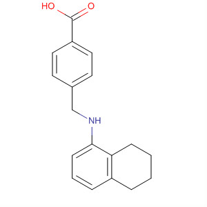 Benzoic acid, 4-[[(5,6,7,8-tetrahydro-1-naphthalenyl)amino]methyl]-