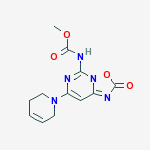methyl N-[4-(3,6-dihydro-2H-pyridin-1-yl)-8-oxo-9-oxa-1,3,7-triazabicy clo[4.3.0]nona-2,4,6-trien-2-yl]carbamate