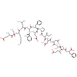 L-Phenylalanine,L-a-glutamylglycyl-L-lysyl-L-leucyl-L-tryptophyl-L-a-glutamyl-L-phenylalanyl-L-prolyl-L-isoleucyl-L-asparaginyl-L-asparaginyl-L-a-glutamyl-L-alanylglycyl-