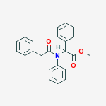 methyl phenyl[phenyl(phenylacetyl)amino]acetate
