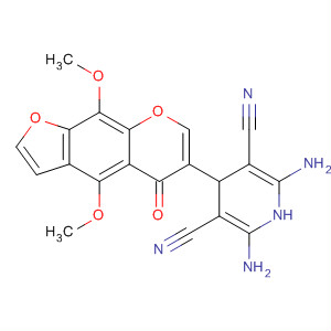3,5-Pyridinedicarbonitrile,2,6-diamino-4-(4,9-dimethoxy-5-oxo-5H-furo[3,2-g][1]benzopyran-6-yl)-1,4-dihydro-