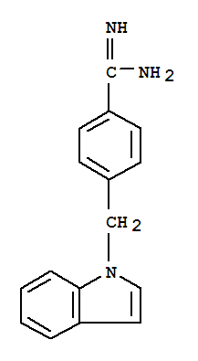1-(4-amidinobenzyl)indole