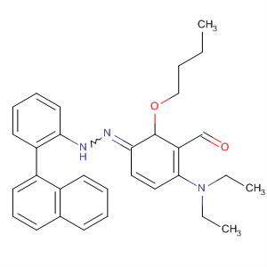 Benzaldehyde, 2-butoxy-4-(diethylamino)-,1-naphthalenylphenylhydrazone