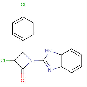 2-Azetidinone, 1-(1H-benzimidazol-2-yl)-3-chloro-4-(4-chlorophenyl)-