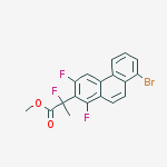 Methyl 2-(8-bromo-1,3-difluorophenanthren-2-yl)-2-fluoropropanoate
