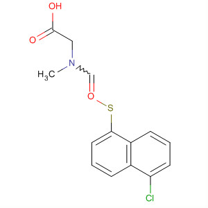 Glycine, N-[(5-chloro-1-naphthalenyl)thioxomethyl]-N-methyl-