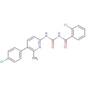 Benzamide,2-chloro-N-[[[5-(4-chlorophenyl)-6-methyl-2-pyridinyl]amino]carbonyl]-