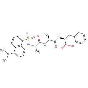 L-Phenylalanine,N-[N-[N-[[5-(dimethylamino)-1-naphthalen-yl]sulfonyl]-L-alanyl]-L-alanyl]-